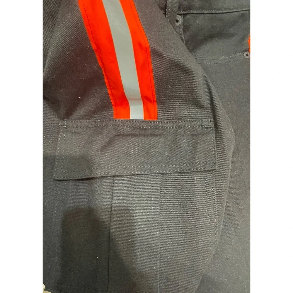 Golden Track pants Union black orange Denim‎ Men's 38 x 34 streetwear cargo